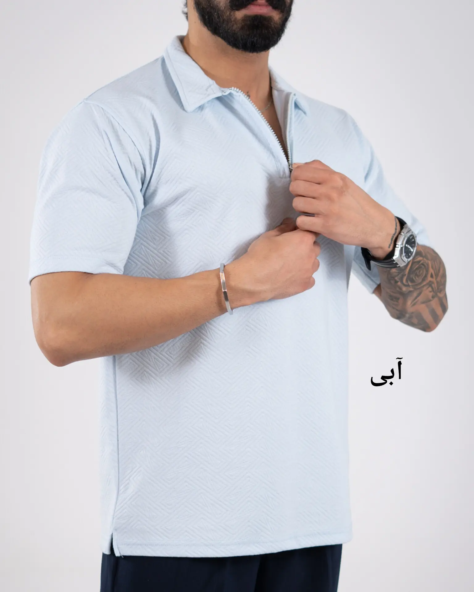تیشرت نیم زیپ شایگان-کد5304